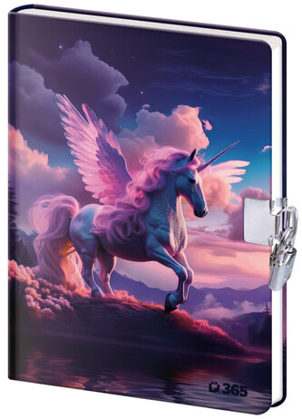 Památník 13x18 cm se zámkem - Unicorn