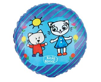 Balon foliowy Kicia Kocia i Nunuś 46cm