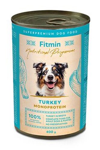 Fitmin dog NP konz. krůtí 400g