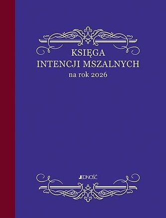 Księga intencji mszalnych na rok 2026 A4