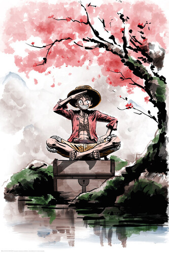 Plakát, Obraz - Pirate under the tree, 61 × 91.5 cm