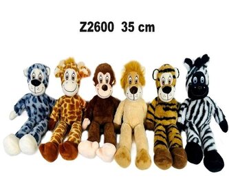 Zwierzęta dżungla 35cm MIX