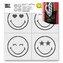 Plastová šablona Aladine - smajlíci 28 x 28 cm