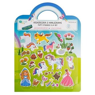 Książeczka z naklejkami - Jednorożce