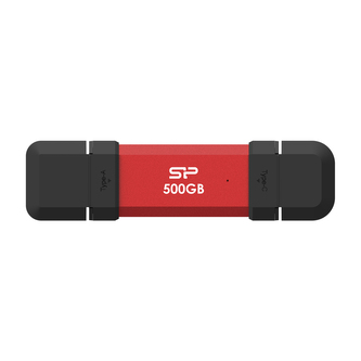 Silicon Power DS72 500GB USB 3.2 Gen 2, červený