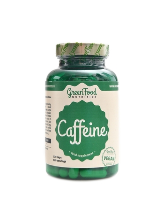 GreenFood nutrition - Caffeine Kofein 120 kapslí