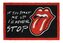 Rohožka The Rolling stones: Nikdy se nezastavím (60 x 40 cm)
