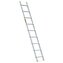 Hliníkový žebřík 1x9 příček jednodílný DRABEST DP-9 PRO