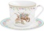 Porcelánový šálek a podšálek Spring Bloom