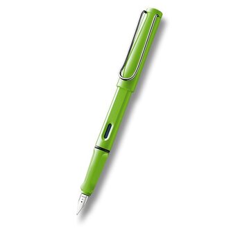 Lamy Safari Shiny Green plnicí pero hrot M