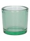 SVÍCEN NA ČAJOVOU SVÍČKU ESPEN 6,5X6CM ZELENÁ ČIRÁ