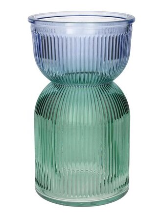 VÁZA SAME DUO 12X21 FIALOVÁ ZELENÁ