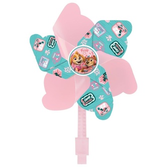 SEVEN Větrník na dětské kolo Paw Patrol Girls Plast a Polyester, Průměr vrtule 17 cm