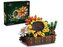 Klocki - słonecznik w koszu