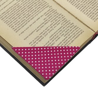 Rohová záložka do knihy Růžový puntík