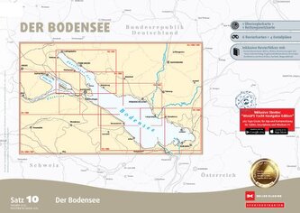 Sportbootkarten Satz 10: Bodensee (Ausgabe 2025)