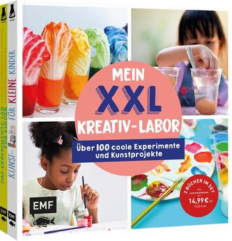 Mein buntes XXL-Kreativ-Labor - Zwei Bücher im Bundle: Über 100 coole Experimente und Kunstprojekte