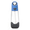B.BOX BB00224 Butelka na wodę tritanową ze słomką 600 ml Blue Slate