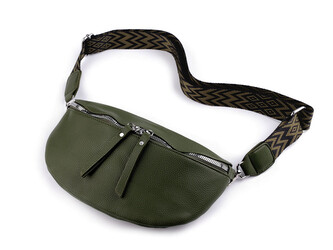 Kabelka crossbody 27x18 cm - 1 ks - 5 zelená khaki