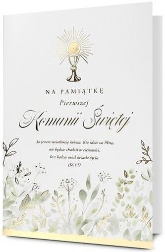 Karnet B6 Komunia