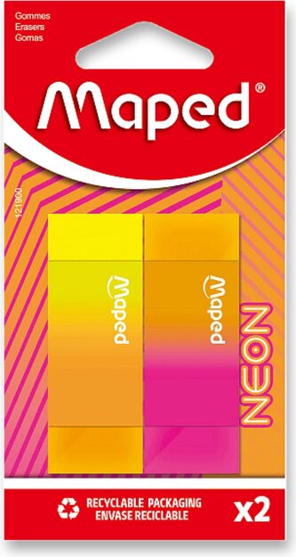 MAPED Sada dvou pryží Neon