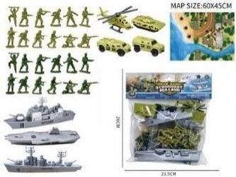 Zestaw wojskowy z mapą