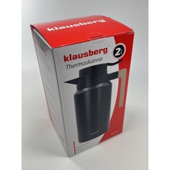 Thermo Kaffia 2 l - BLACK with wooden handle