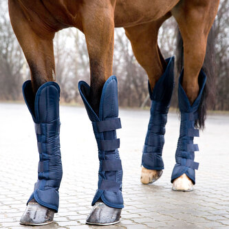 Horze Přepravní kamaše Tmavě modrá Full