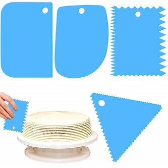 Cukrářské stěrky na dort SPRINGOS KI0094 sada 4ks