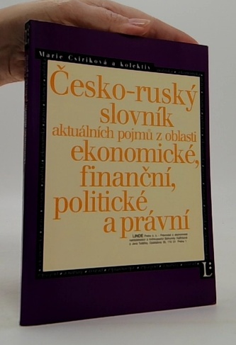 Česko-ruský slovník - pojmy ekonomické, finanční, politické, prá