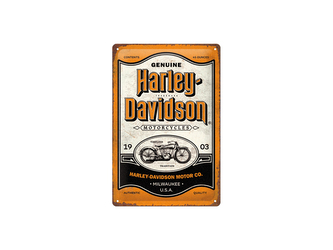 Nekupto Cedule 20x30 Harley-Davidson - Genuine Motorcycles NA22419