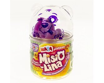 Misiolina Masa plastyczna pomarańcz 60g + foremka