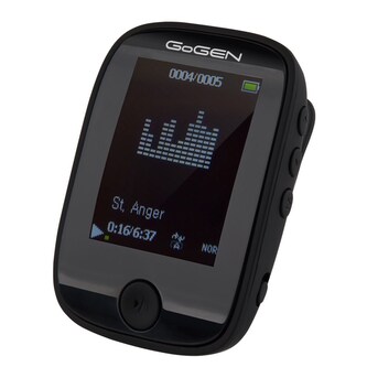 GoGen MP3 přehrávač MXM 421 GB4 BT B, s 1,7" displejem a bluetooth, černý