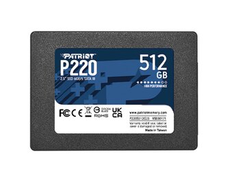 Patriot P220 512GB SSD 2.5" SATA 3R