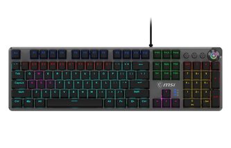 MSI herní klávesnice FORGE GK310 Red drátová mechanická RGB podsvícení USB CZ+SK layout MSI herní klávesnice FORGE GK310 Red drátová mechanická RGB podsvícení USB CZ+SK layout