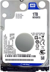 WD Blue Mobile 1TB HDD 5400rpm SATA serial ATA 6Gb/s 128MB cache 2.5inch 7mm Heigth RoHS compliant intern Bulk