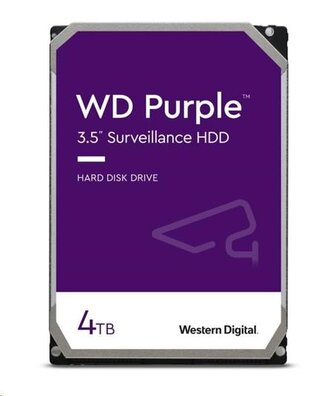 WD PURPLE WD43PURZ 4TB SATA/600 256MB cache, Low Noise,180MB/s, CMR