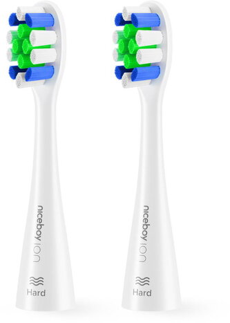 Niceboy ION Sonic Lite toothbrush heads 2 pcs Hard white