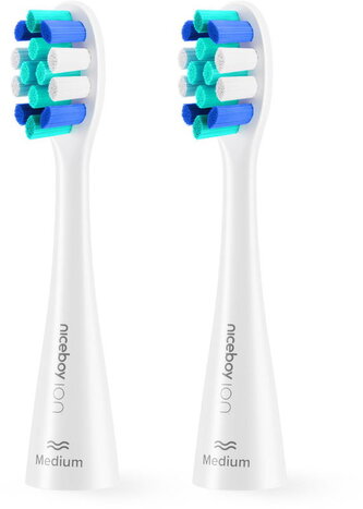 Niceboy ION Sonic Lite toothbrush heads 2 pcs Medium white