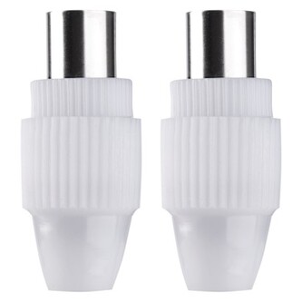 EMOS EMOS Konektor IEC zásuvka šroubovací rovný, 2 ks, blistr