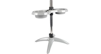 Flamingo Stojan na misky pro psa SUVI šedý 600ml a 800ml