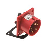 Vidlice vestavná 16A/5p/400V IP44