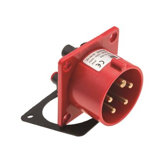 Vidlice vestavná 16A/5p/400V IP44