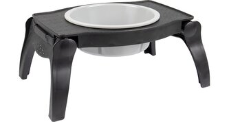 Flamingo Cestovní miska LILO černo šedá 800ml