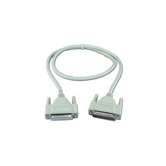 PremiumCord Datový kabel 25M-25F 5m 25ž.