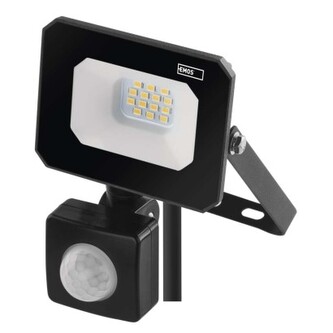 EMOS LED reflektor SIMPO s pohybovým čidlem, 10 W, černý, neutrální bílá