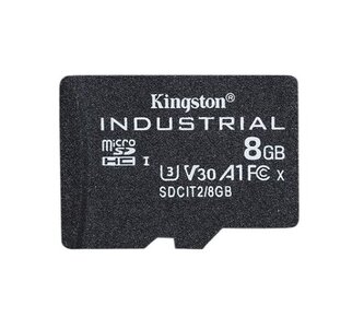 Kingston MicroSDHC karta 8GB Industrial C10 A1 pSLC Card Single Pack Kingston MicroSDHC karta 8GB Industrial C10 A1 pSLC Card Single Pack