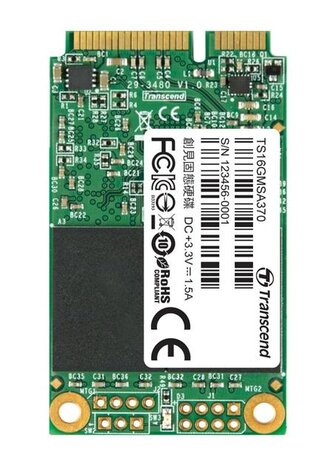 Transcend  MSA370 16GB SSD disk mSATA, SATA III (MLC)
