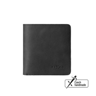 Fixed Kožená peněženka Classic Wallet z pravé hovězí kůže, černá
