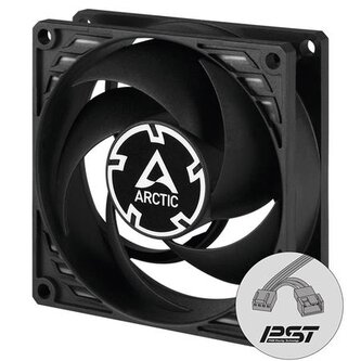 Arctic P8 PWM PST CO Case Fan - 80mm standard PWM case fan with double ball bearing technology